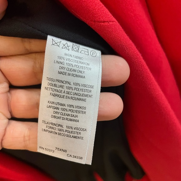 Red French Connection Blazer US 6 - Picture 3 of 5